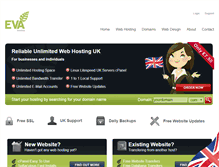 Tablet Screenshot of eva-hosting.com